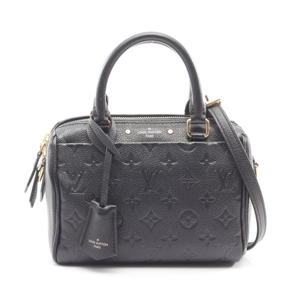 スピーディ バンドリエール20 モノグラムアンプラント ノワール ハンドバッグ レザー ブラック 2WAY ルイヴィトン バッグ LOUIS VUITTON