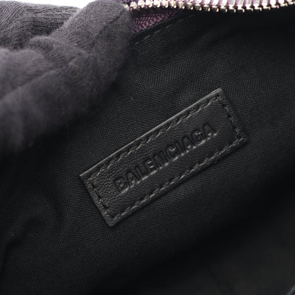 LE CAGOLE XS ル カゴール ショルダーバッグ レザー パープル バレンシアガ バッグ BALENCIAGA