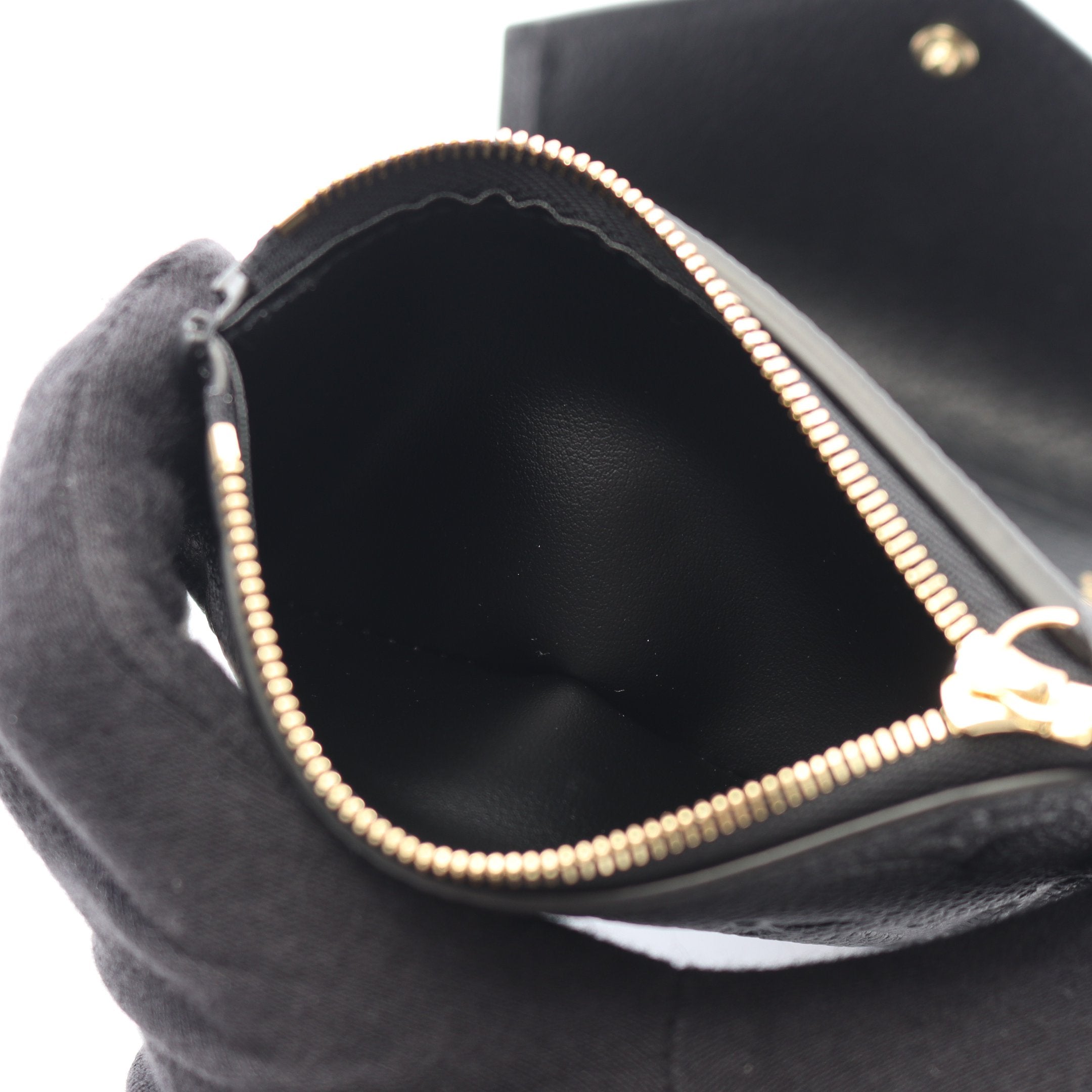 ポルトフォイユ ヴィクトリーヌ モノグラムアンプラント ノワール 三