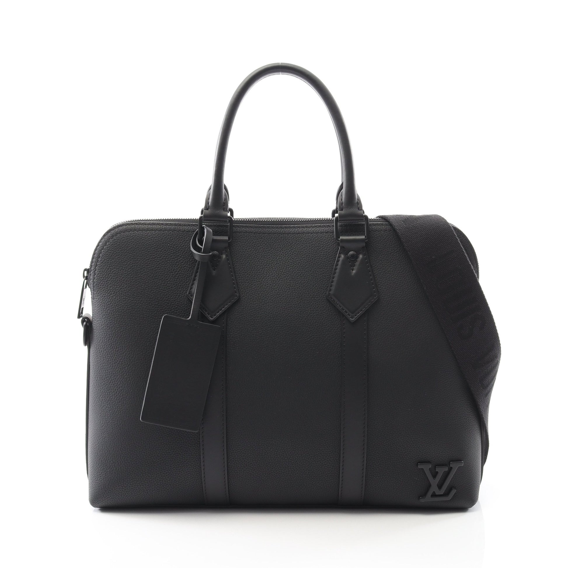 テイクオフ アエログラム ノワール ブリーフケース ビジネスバッグ グレインレザー ブラック 2WAY ルイヴィトン バッグ LOUIS VUITTON