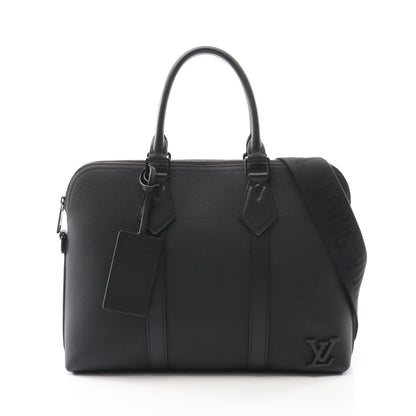 テイクオフ アエログラム ノワール ブリーフケース ビジネスバッグ グレインレザー ブラック 2WAY ルイヴィトン バッグ LOUIS VUITTON