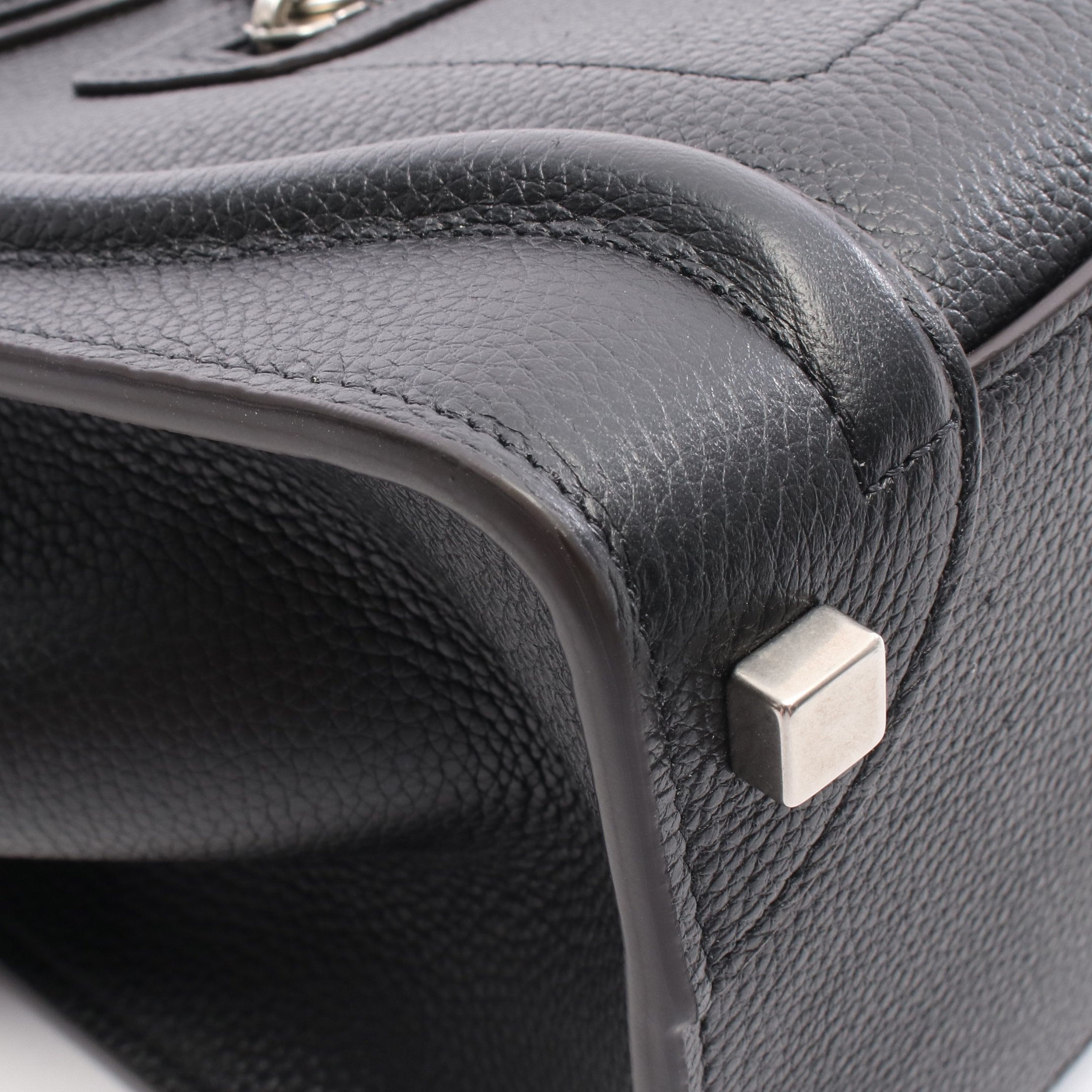 専用セリーヌ CELINE ラゲージ マイクロショッパー ハンド バッグ レザー CELINE 極 美品 希少品 セリーヌ ラゲージ マイクロショッパー ロゴ