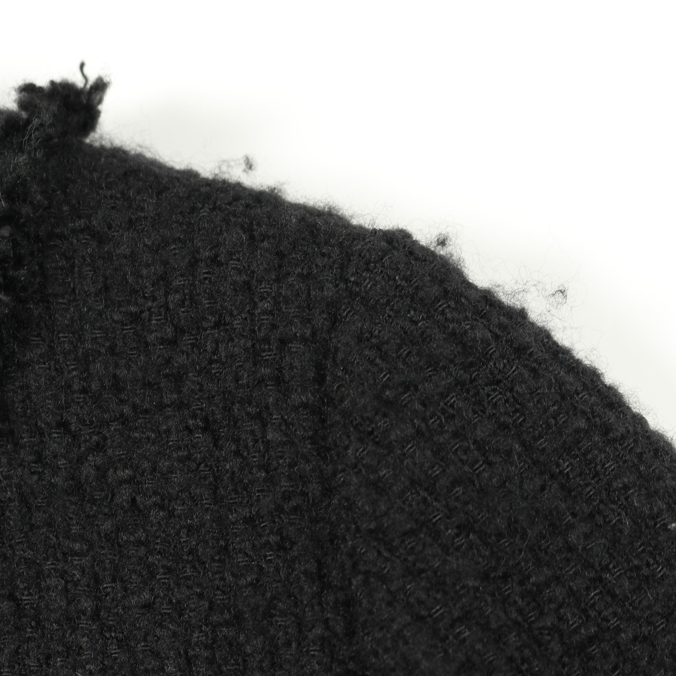 DGロゴボタン シングルブレスツイードコート コート ウール ブラック