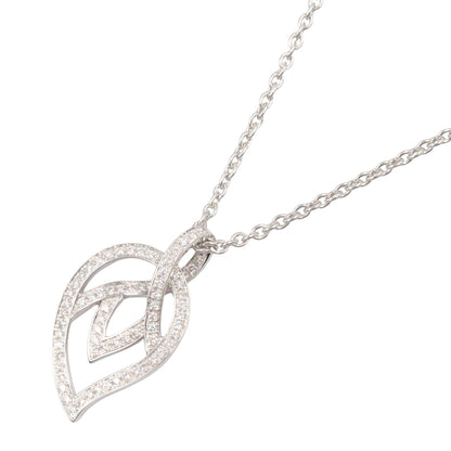 マジックシークレットリーフ ネックレス ダイヤ ネックレス K18WG ダイヤモンド ホワイトゴールド クリア ピアジェ アクセサリー PIAGET
