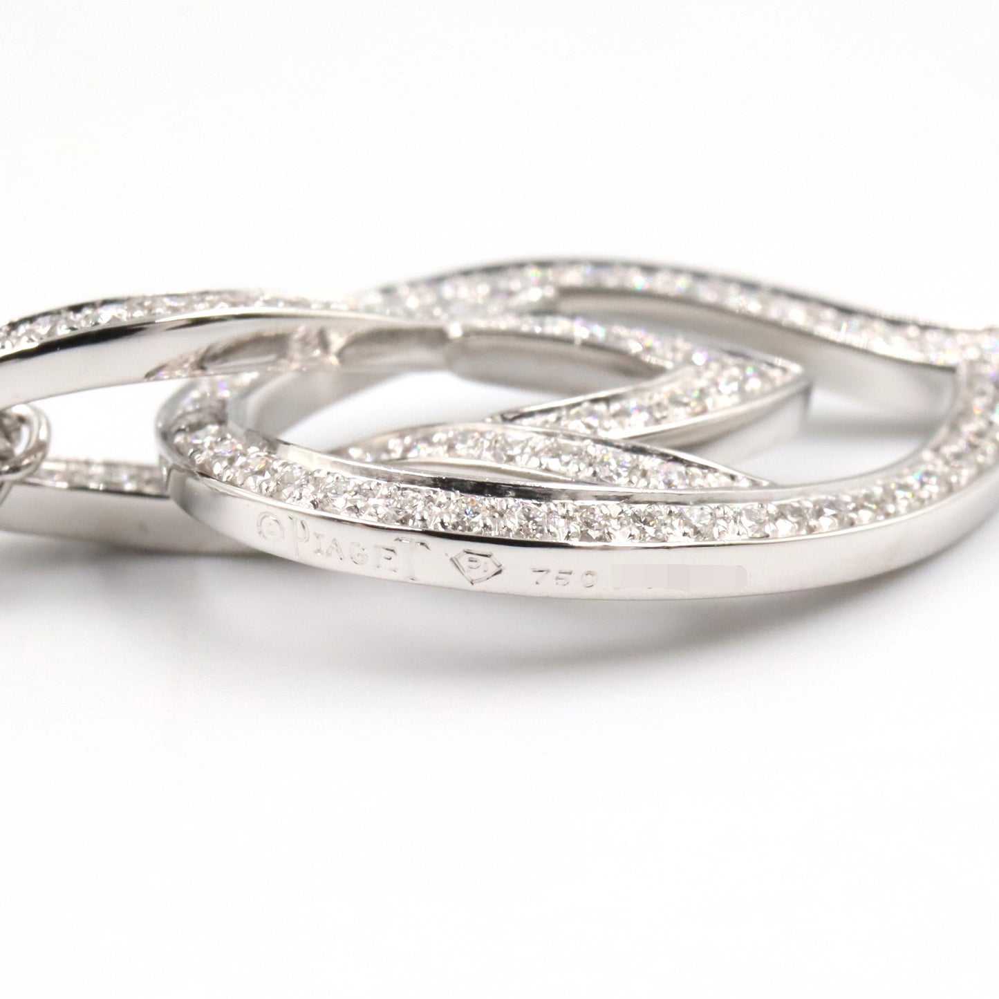 マジックシークレットリーフ ネックレス ダイヤ ネックレス K18WG ダイヤモンド ホワイトゴールド クリア ピアジェ アクセサリー PIAGET