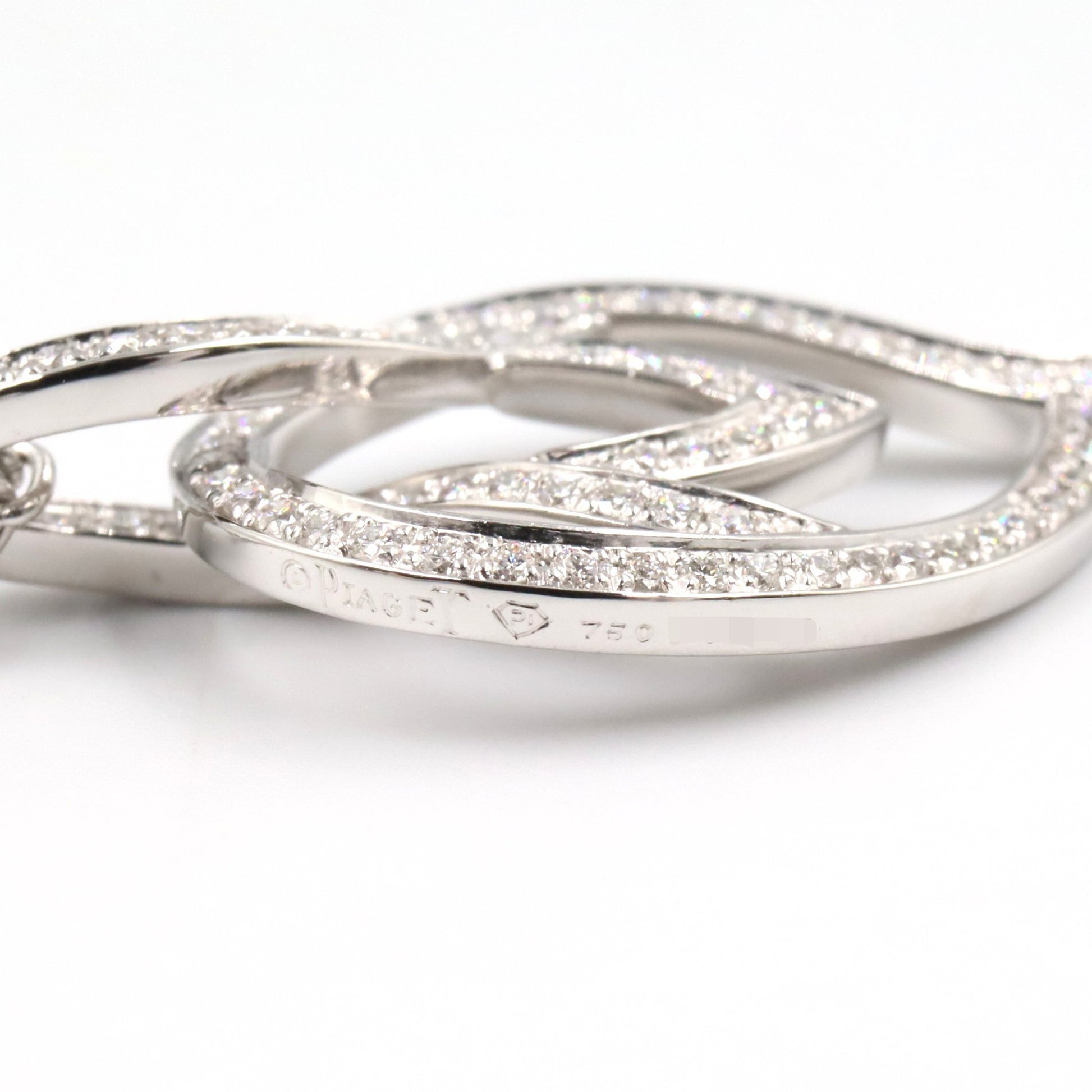 マジックシークレットリーフ ネックレス ダイヤ ネックレス K18WG ダイヤモンド ホワイトゴールド クリア ピアジェ アクセサリー PIAGET