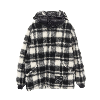 MONCLER GENIUS 7 FRAGMENT HIROSHI FUJIWARA LICH ダウンジャケット アルパカ ウール ブラック ホワイト モンクレール アウター MONCLER