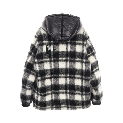 MONCLER GENIUS 7 FRAGMENT HIROSHI FUJIWARA LICH ダウンジャケット アルパカ ウール ブラック ホワイト モンクレール アウター MONCLER
