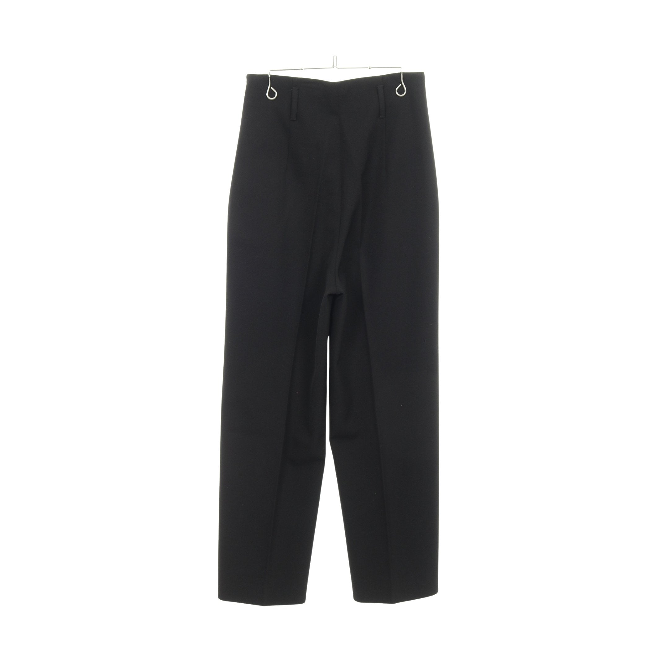 NEMETH ウール100% ブラック スラックス S NEMETH ウール100% ブラック スラックス S