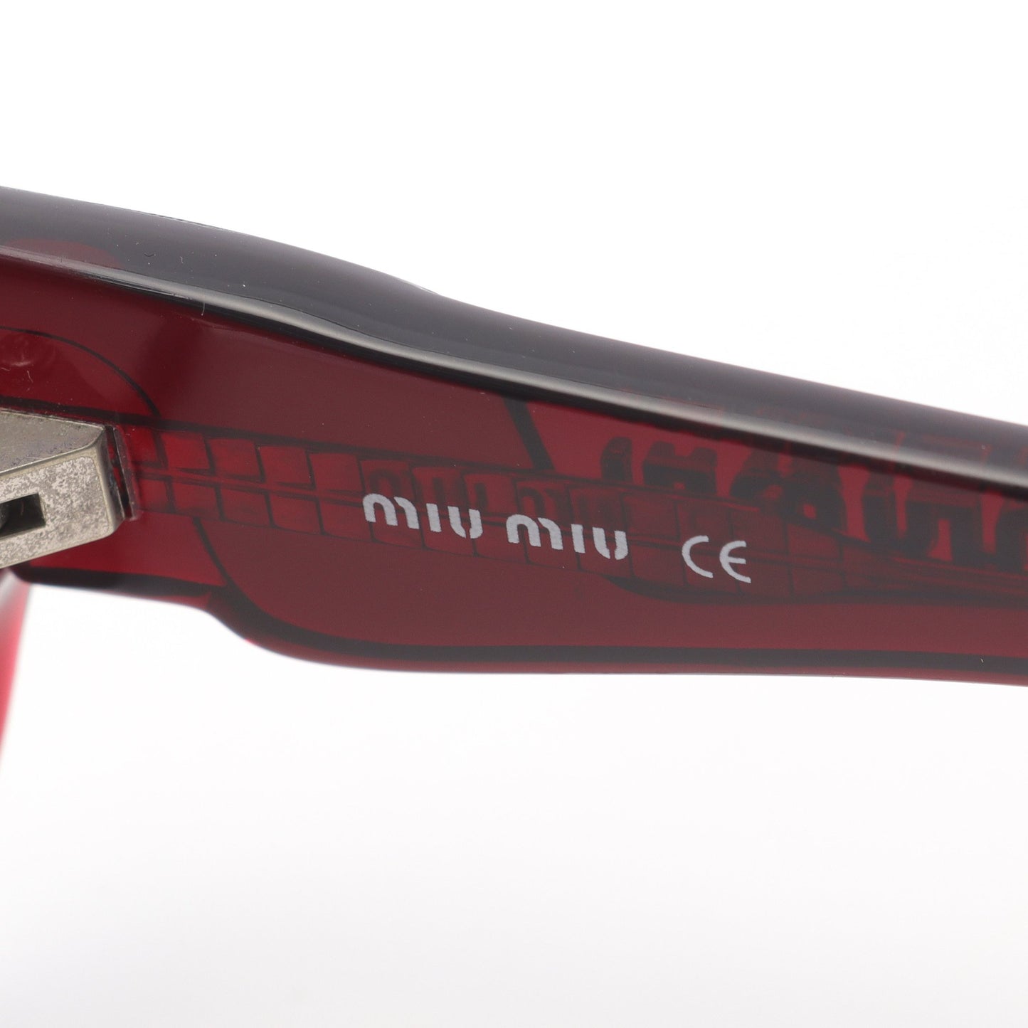 サングラス ボルドー ブラウン グラデーションレンズ ミュウミュウ 財布・小物 miu miu
