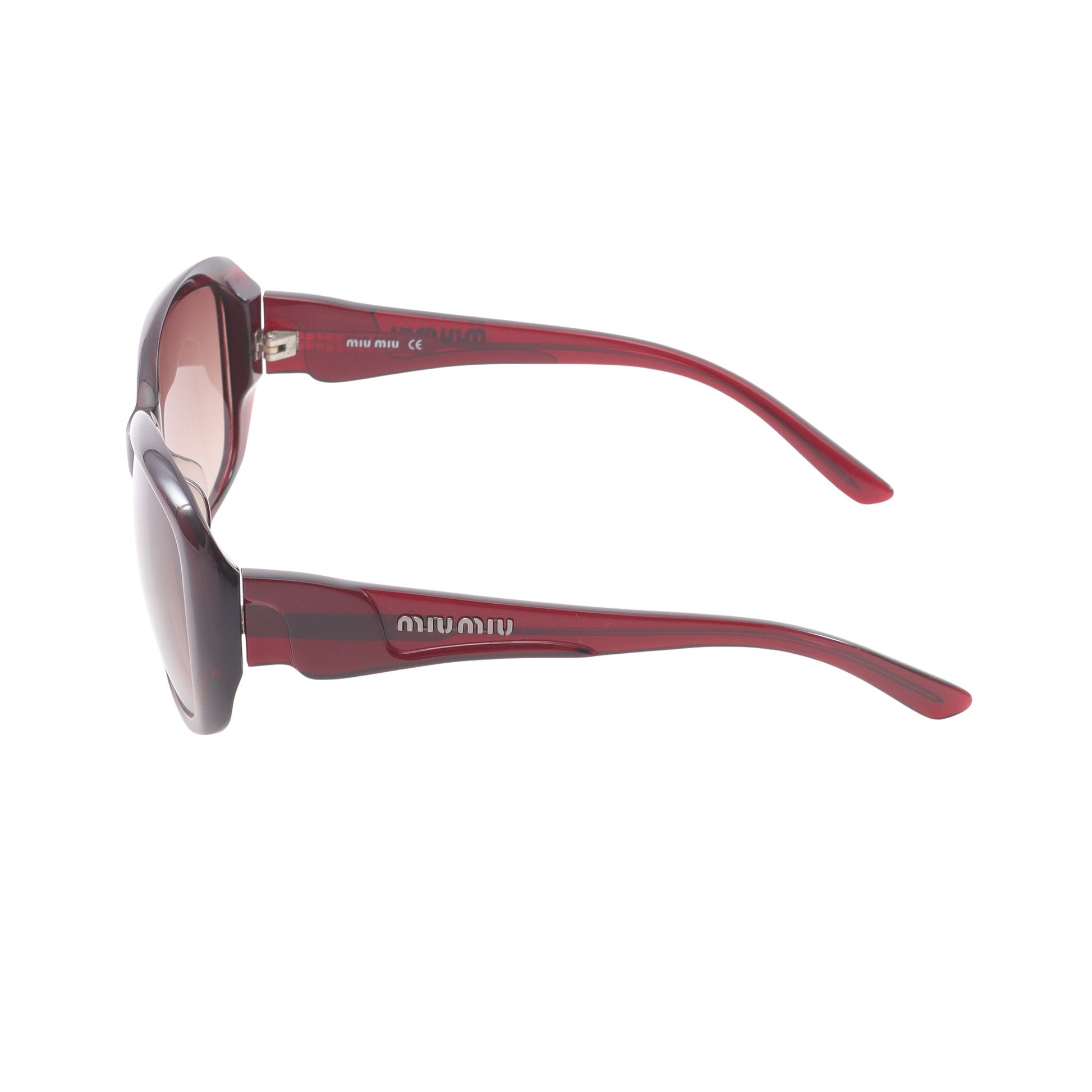 サングラス ボルドー ブラウン グラデーションレンズ ミュウミュウ 財布・小物 miu miu