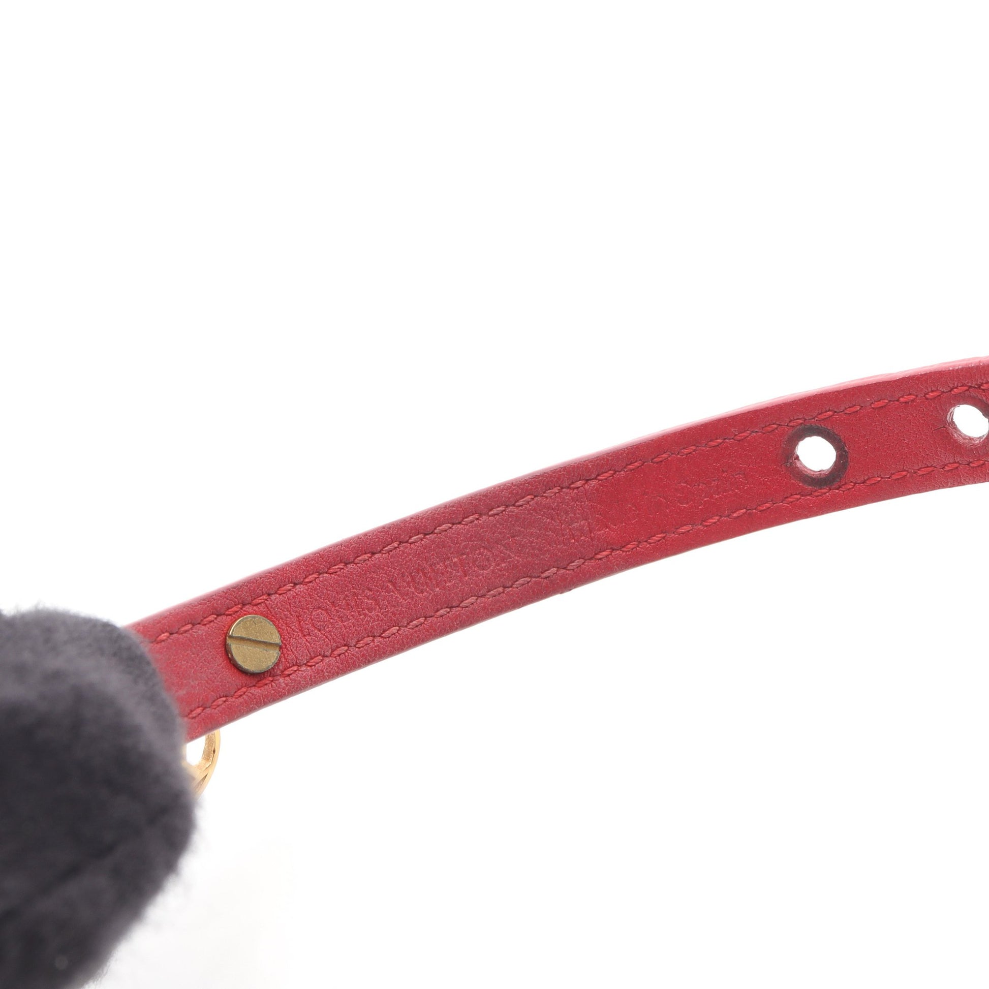 ブラスレ ロゴマニア モノグラムヴェルニ スリーズ ブレスレット エナメルレザー GP レッド ゴールド ルイヴィトン アクセサリー LOUIS VUITTON