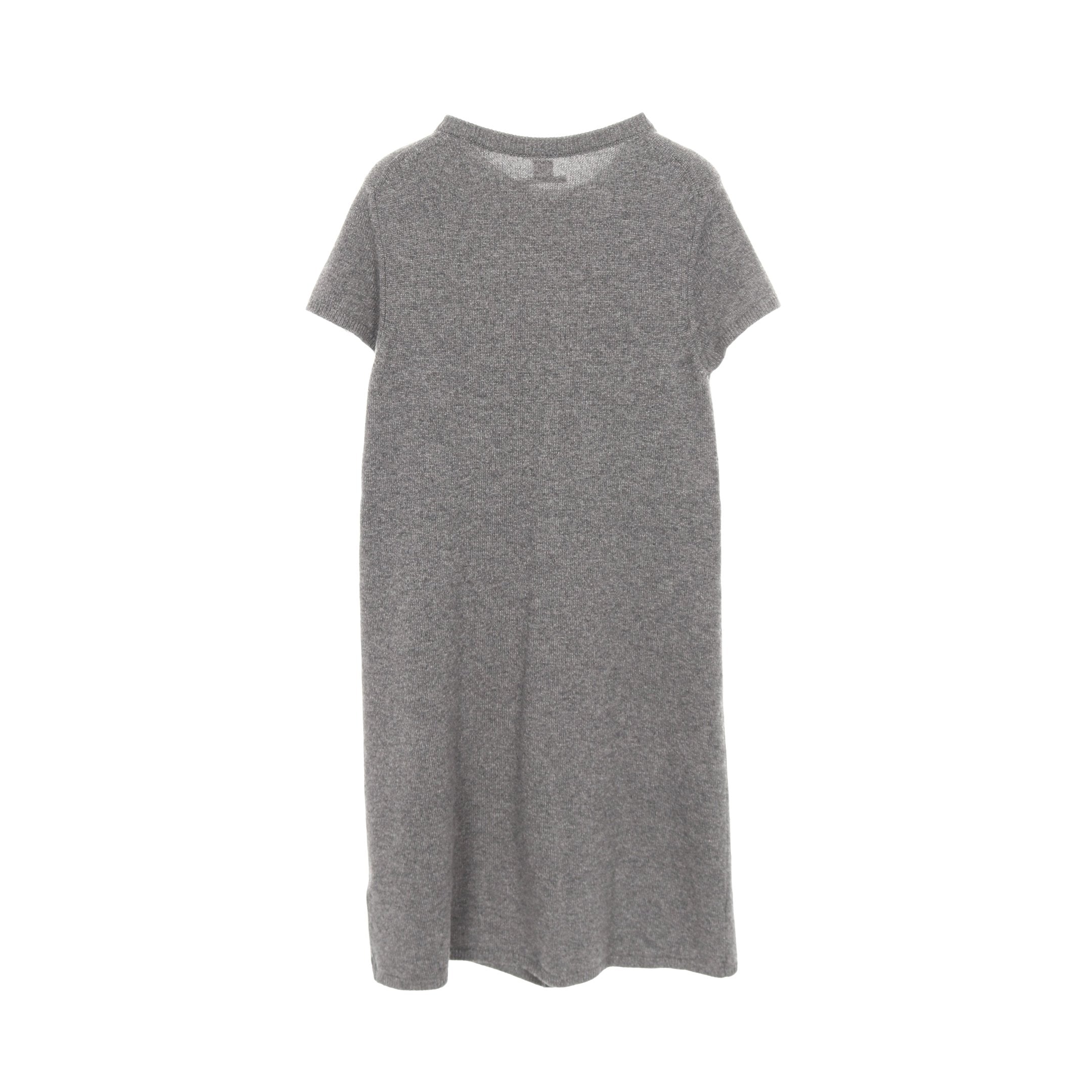 ニットワンピース 半袖 カシミヤ グレー エルメス – RECLO
