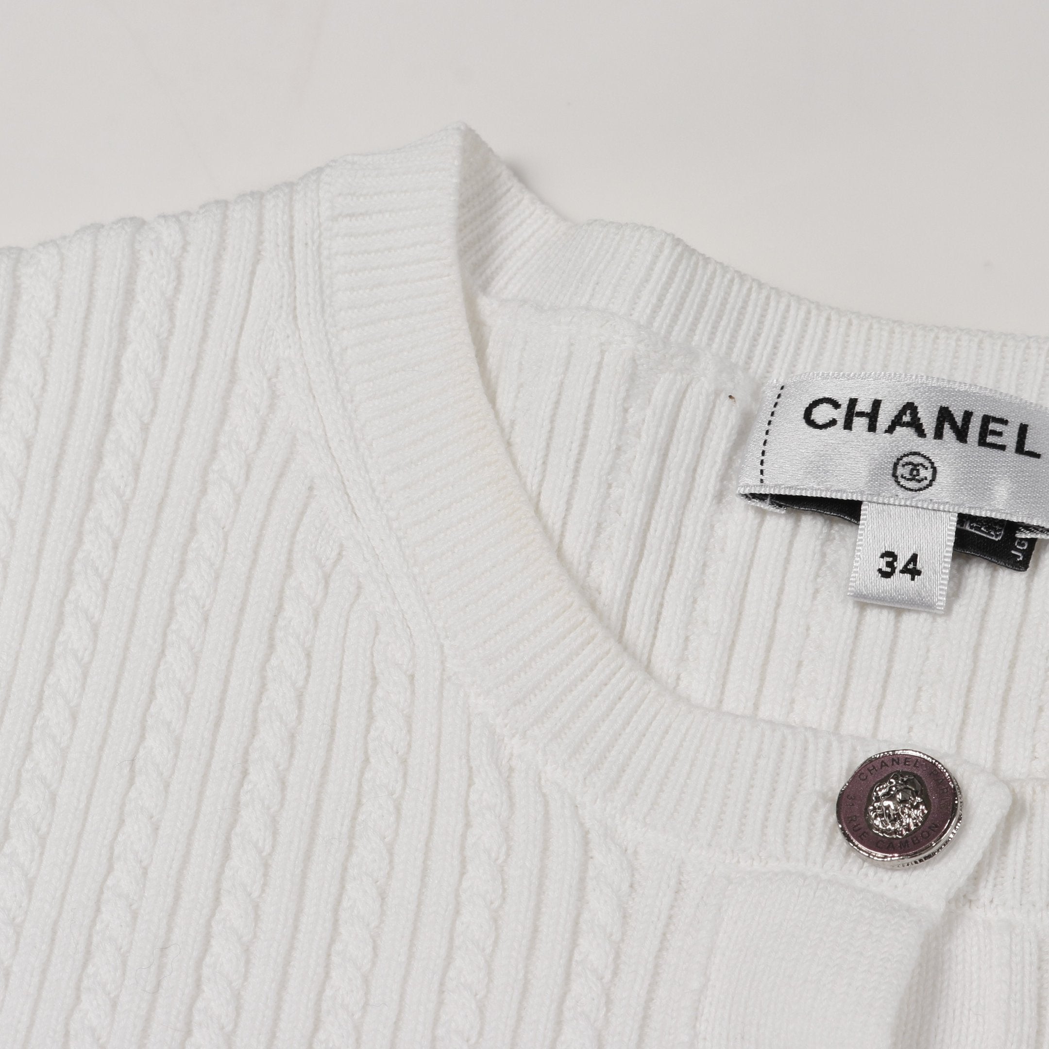 CHANEL 半袖ニット 44 ホワイト コットン CHANEL 半袖ニット 44 ホワイト コットン 楽天市場】シャネル CHANEL