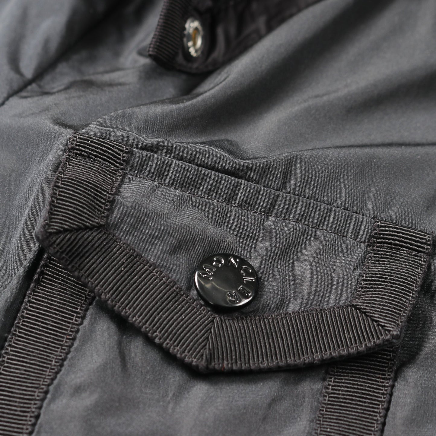 ROSE ダウンジャケット ブラック モンクレール アウター MONCLER