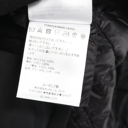 ROSE ダウンジャケット ブラック モンクレール アウター MONCLER