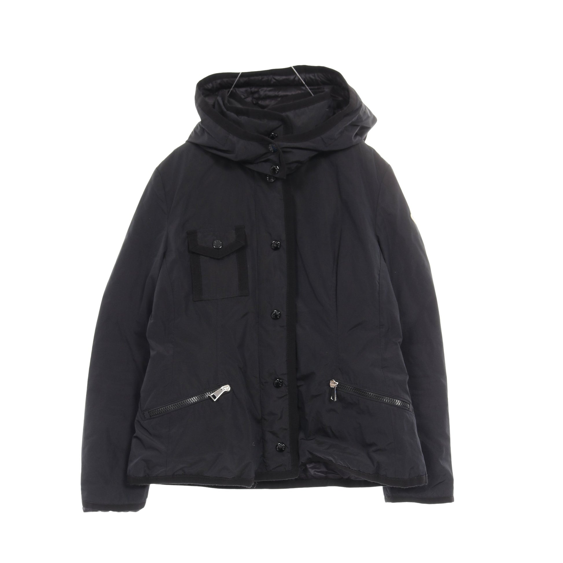 ROSE ダウンジャケット ブラック モンクレール アウター MONCLER
