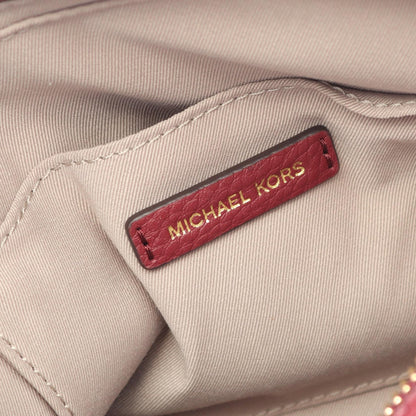 BRYANT カメラバッグ ハンドバッグ PVCコーティングキャンバス レザー ボルドー マイケルコース バッグ MICHAEL KORS