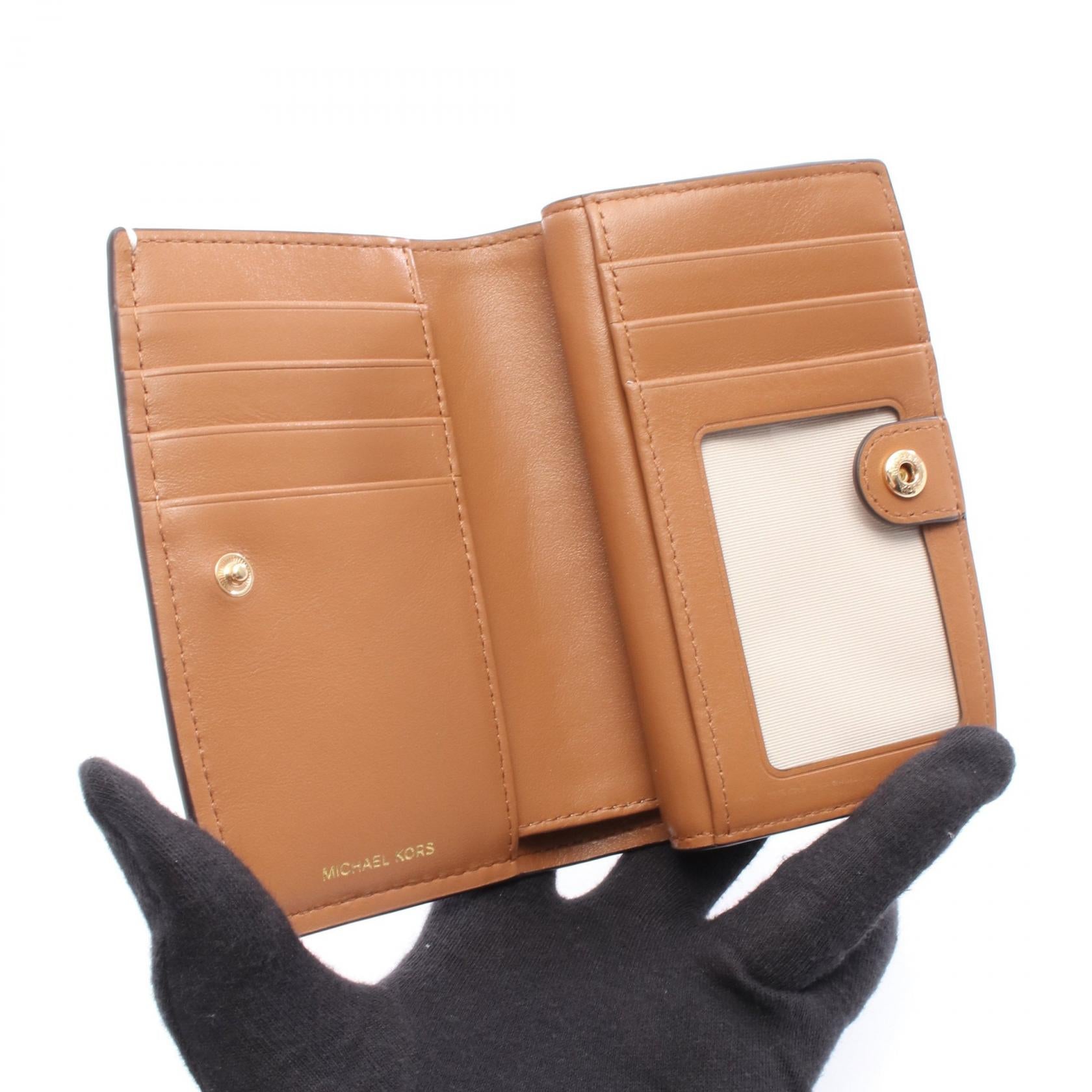 BRYANT ブライアント 二つ折り財布 その他 PVC ホワイト グレー マイケルコース 財布・小物 MICHAEL KORS