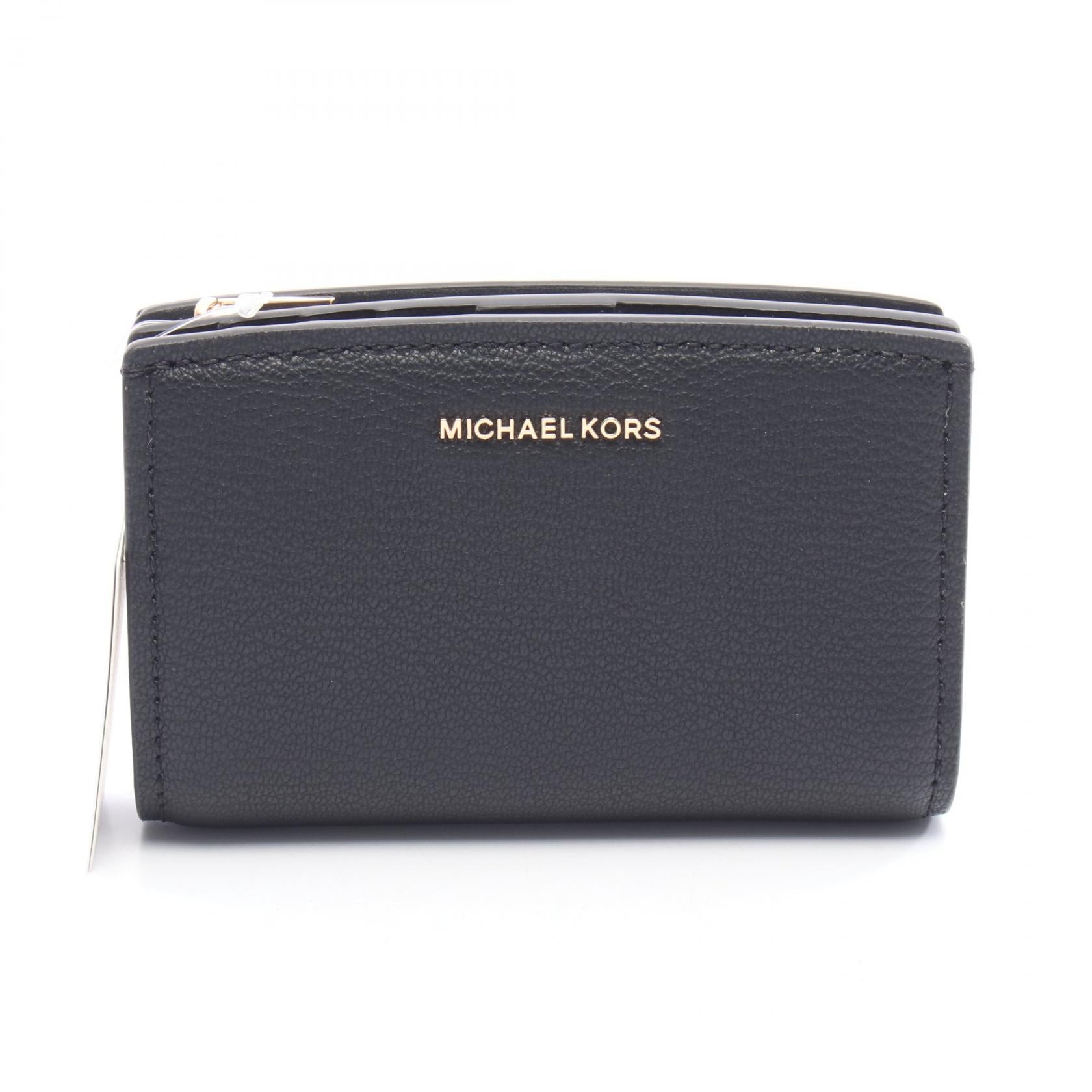 BRYANT ブライアント 二つ折り財布 レザー ブラック マイケルコース 財布・小物 MICHAEL KORS