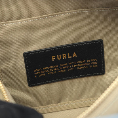 PIUMA ピューマ S ハンドバッグ トートバッグ ナイロン レザー ブルー ベージュ フルラ バッグ FURLA