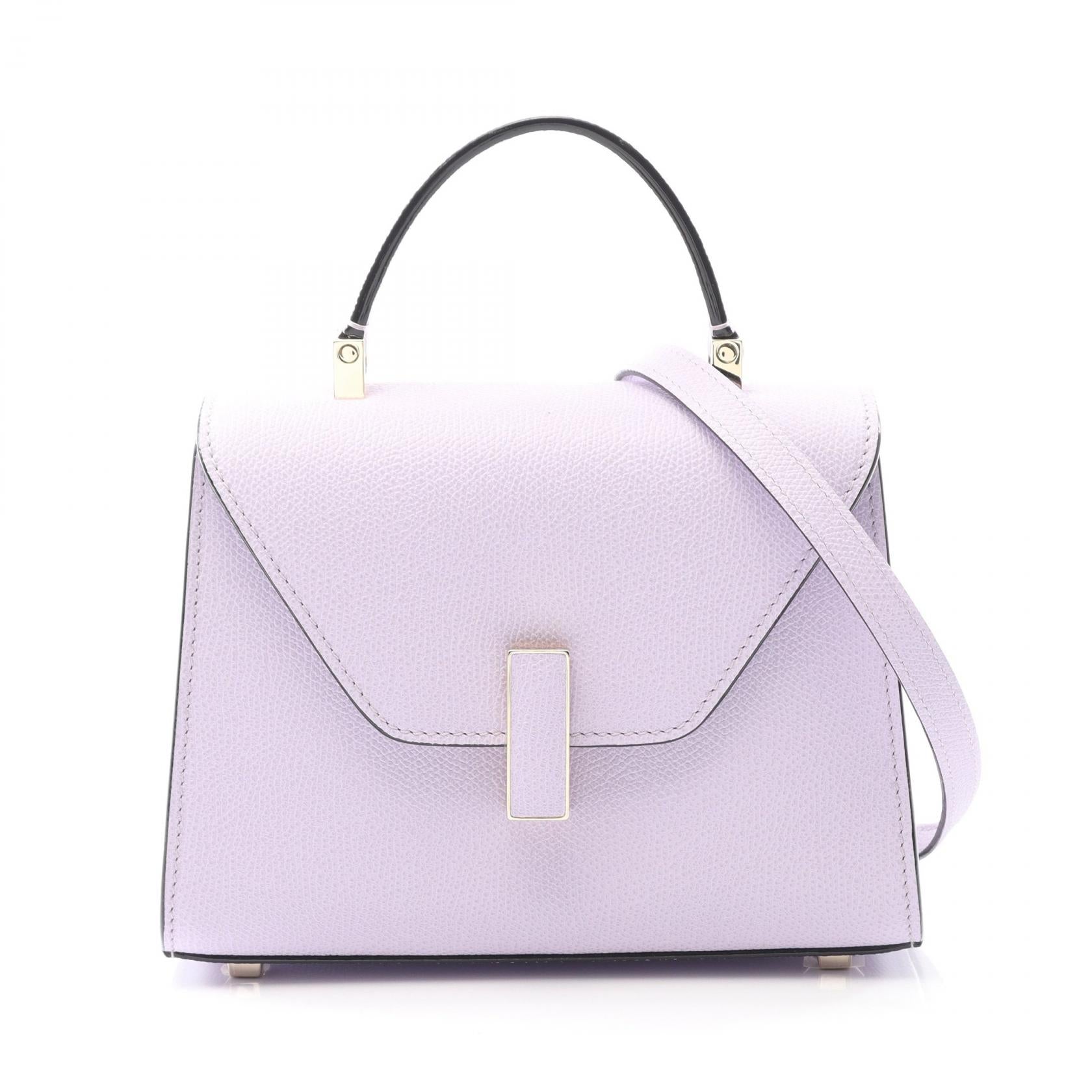 マイクロ イジィデ ハンドバッグ レザー パープル ヴァレクストラ – RECLO