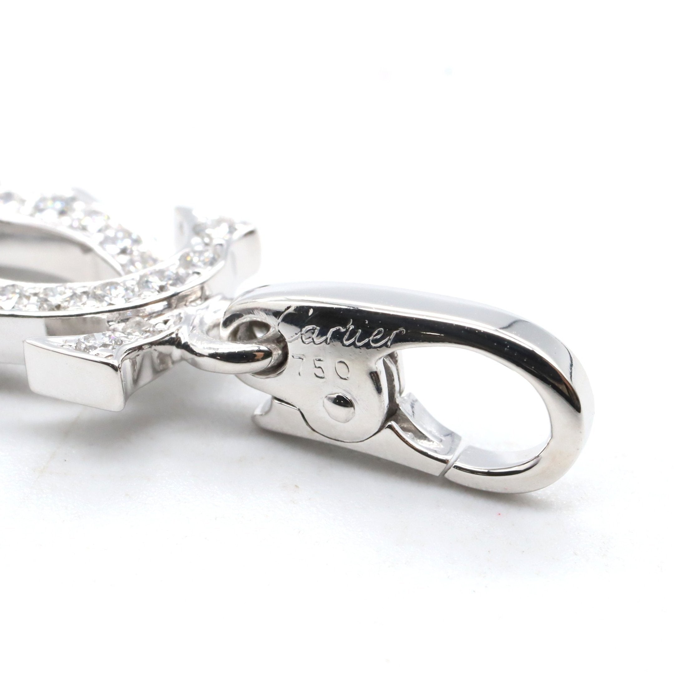 カルティエ 2C ダイヤチャーム ペンダントトップ 18金 Cartier CARTIER カルティエ K18YG イエローゴールド 2C ダイヤ