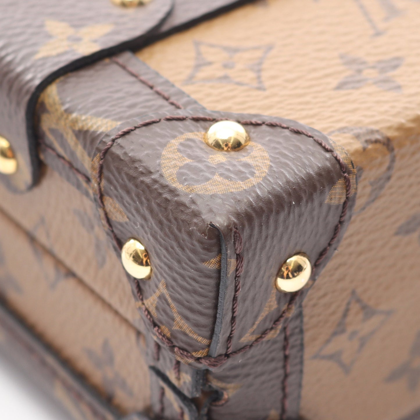 プティット マル モノグラムリバース ショルダーバッグ PVC ライトブラウン ダークブラウン ルイヴィトン バッグ LOUIS VUITTON