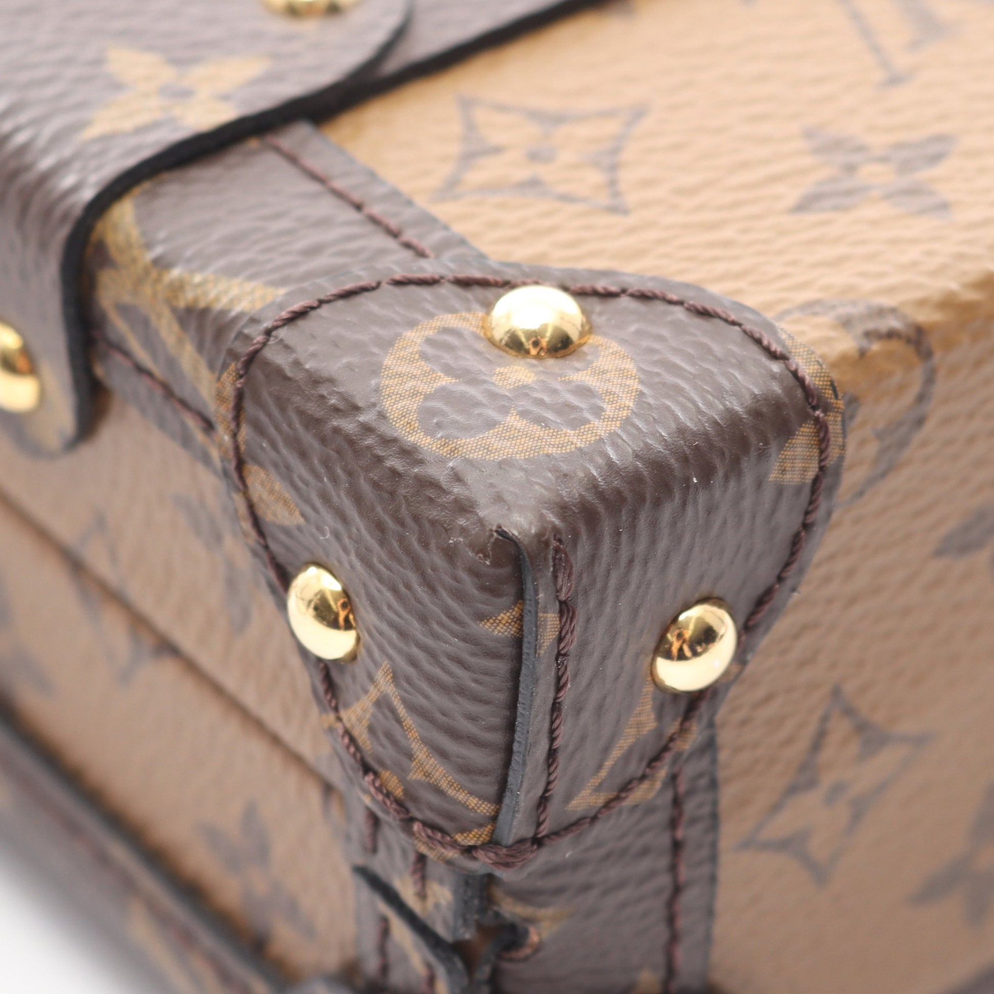 プティット マル モノグラムリバース ショルダーバッグ PVC ライトブラウン ダークブラウン ルイヴィトン バッグ LOUIS VUITTON