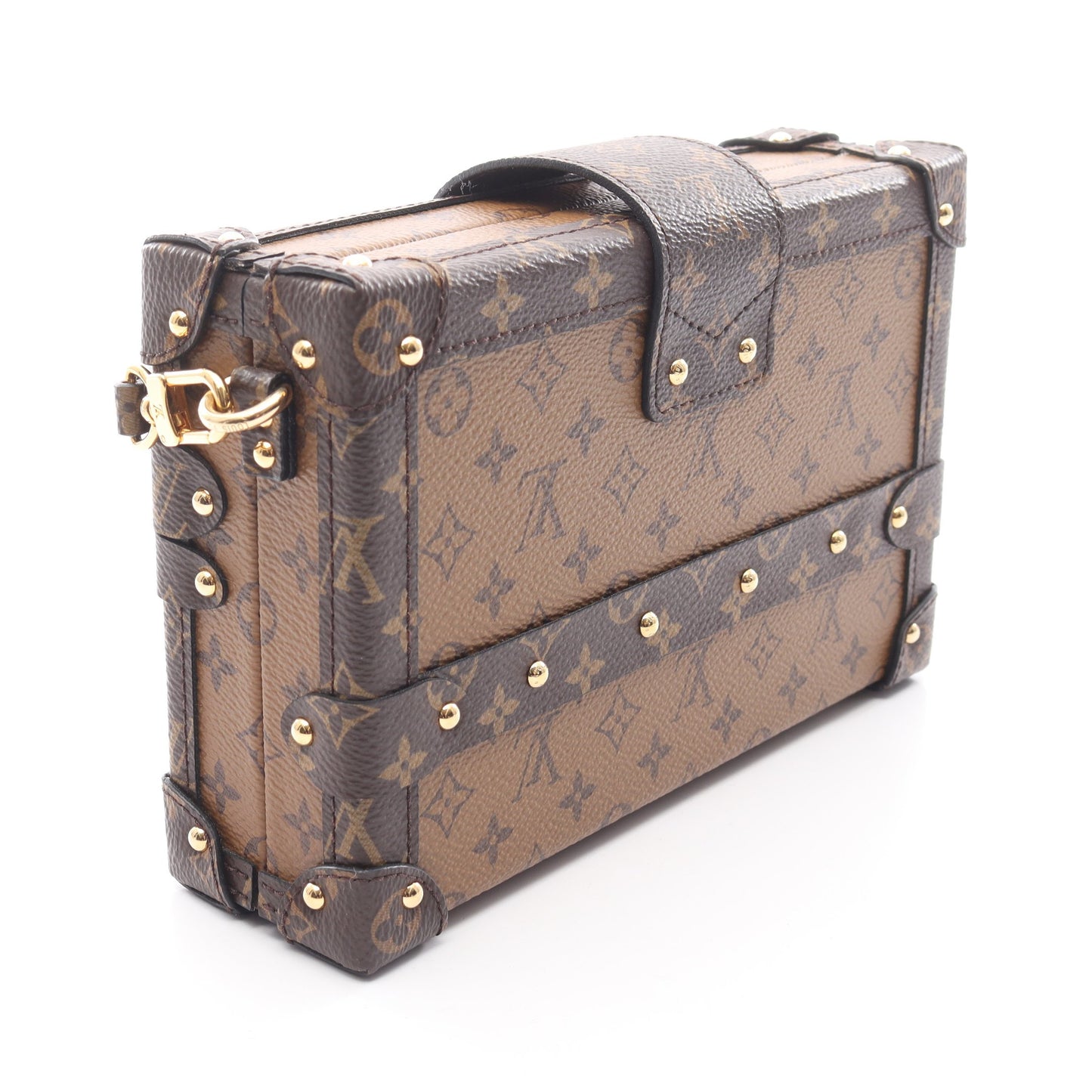 プティット マル モノグラムリバース ショルダーバッグ PVC ライトブラウン ダークブラウン ルイヴィトン バッグ LOUIS VUITTON