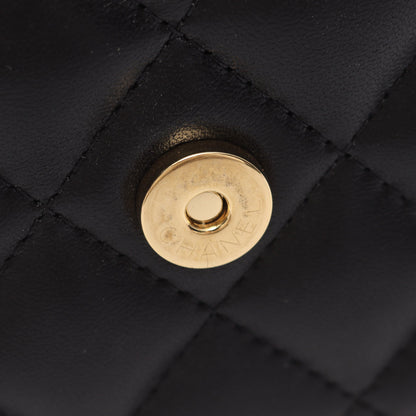 マトラッセ チェーンウォレット ラムスキン ブラック ゴールド金具 シャネル バッグ CHANEL