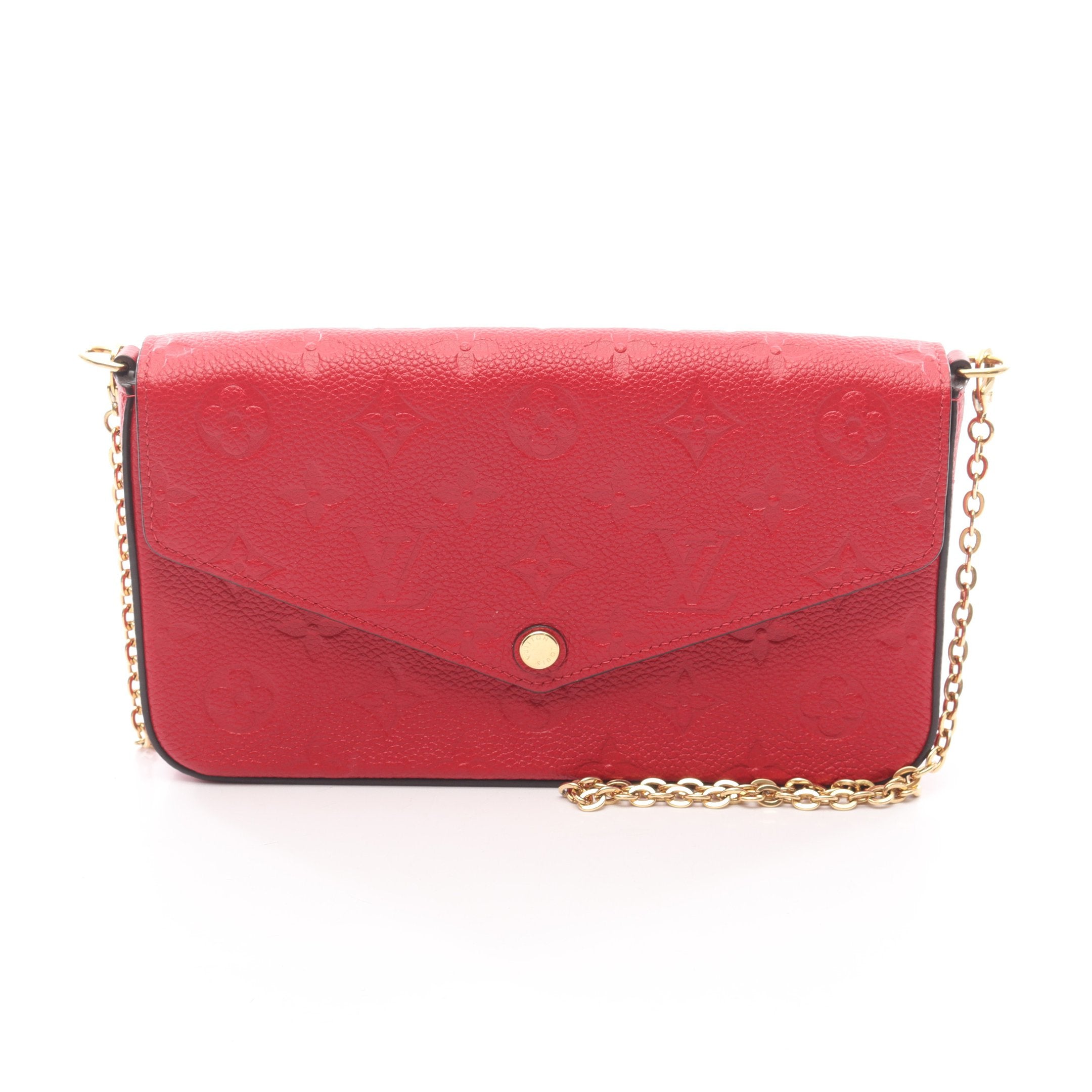 LOUIS VUITTON（ルイ・ヴィトン）　ポシェット・フェリシー　M63700　ショルダーバッグ　レッド LOUIS VUITTON（ルイ・ヴィトン） ショルダーバッグ ポシェット