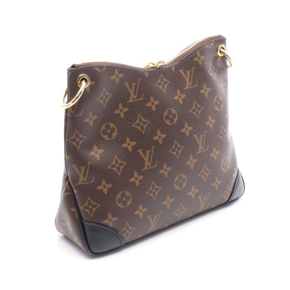 オデオン NM PM モノグラム ノワール ショルダーバッグ PVC レザー ブラウン ブラック ルイヴィトン バッグ LOUIS VUITTON