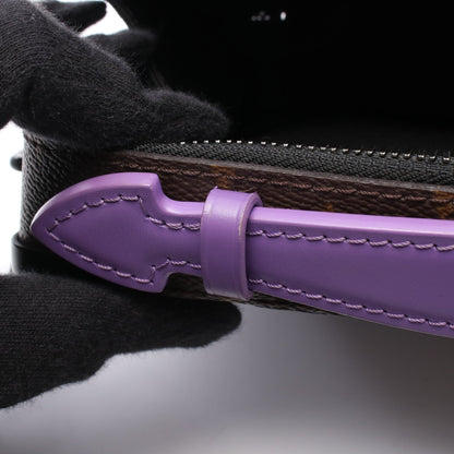 ハンドル ソフトトランク モノグラムマカサー ハンドバッグ PVC レザー ブラウン パープル 2WAY ルイヴィトン バッグ LOUIS VUITTON
