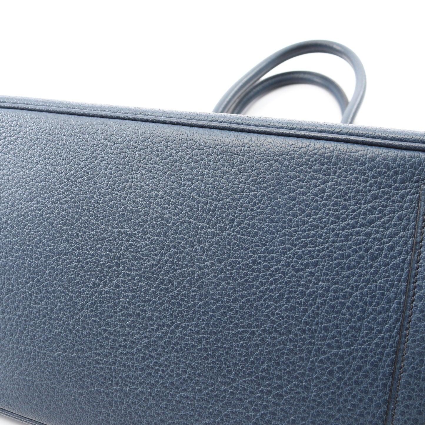 バーキン35 ハンドバッグ フィヨルド ブルー シルバー金具 □I刻印 エルメス バッグ HERMES