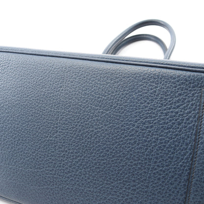 バーキン35 ハンドバッグ フィヨルド ブルー シルバー金具 □I刻印 エルメス バッグ HERMES