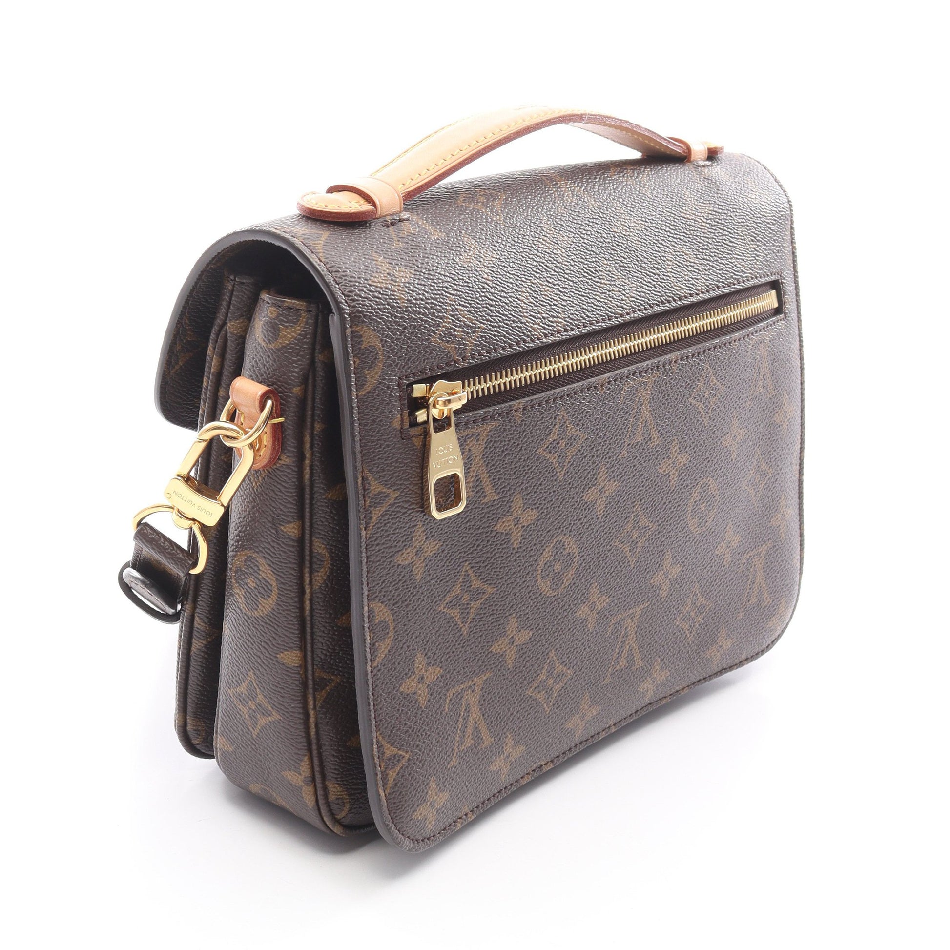 ポシェット メティス MM モノグラム ハンドバッグ PVC レザー ブラウン 2WAY ルイヴィトン バッグ LOUIS VUITTON