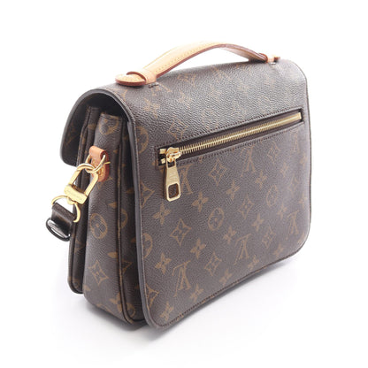 ポシェット メティス MM モノグラム ハンドバッグ PVC レザー ブラウン 2WAY ルイヴィトン バッグ LOUIS VUITTON