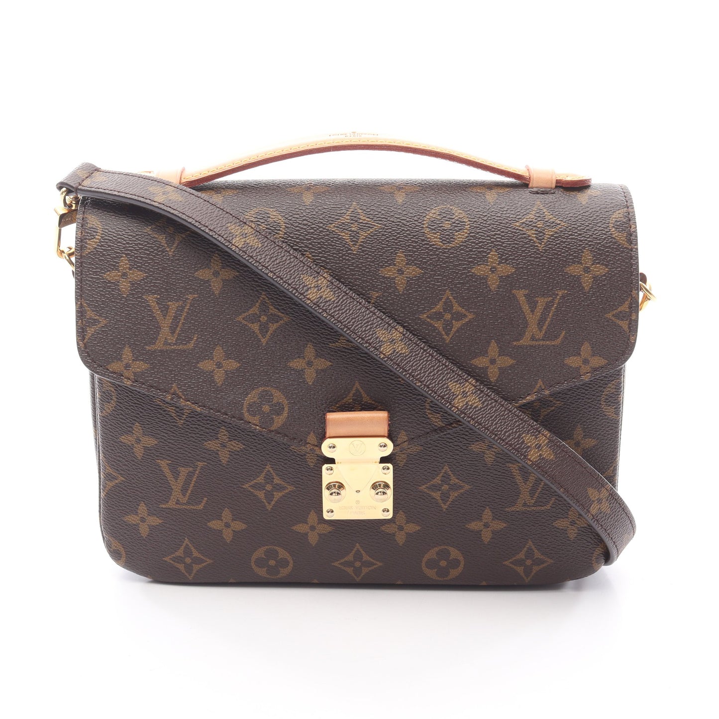 ポシェット メティス MM モノグラム ハンドバッグ PVC レザー ブラウン 2WAY ルイヴィトン バッグ LOUIS VUITTON