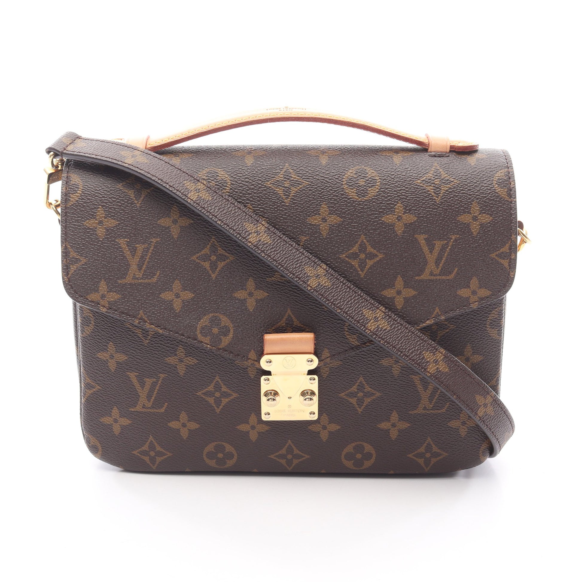 ポシェット メティス MM モノグラム ハンドバッグ PVC レザー ブラウン 2WAY ルイヴィトン バッグ LOUIS VUITTON