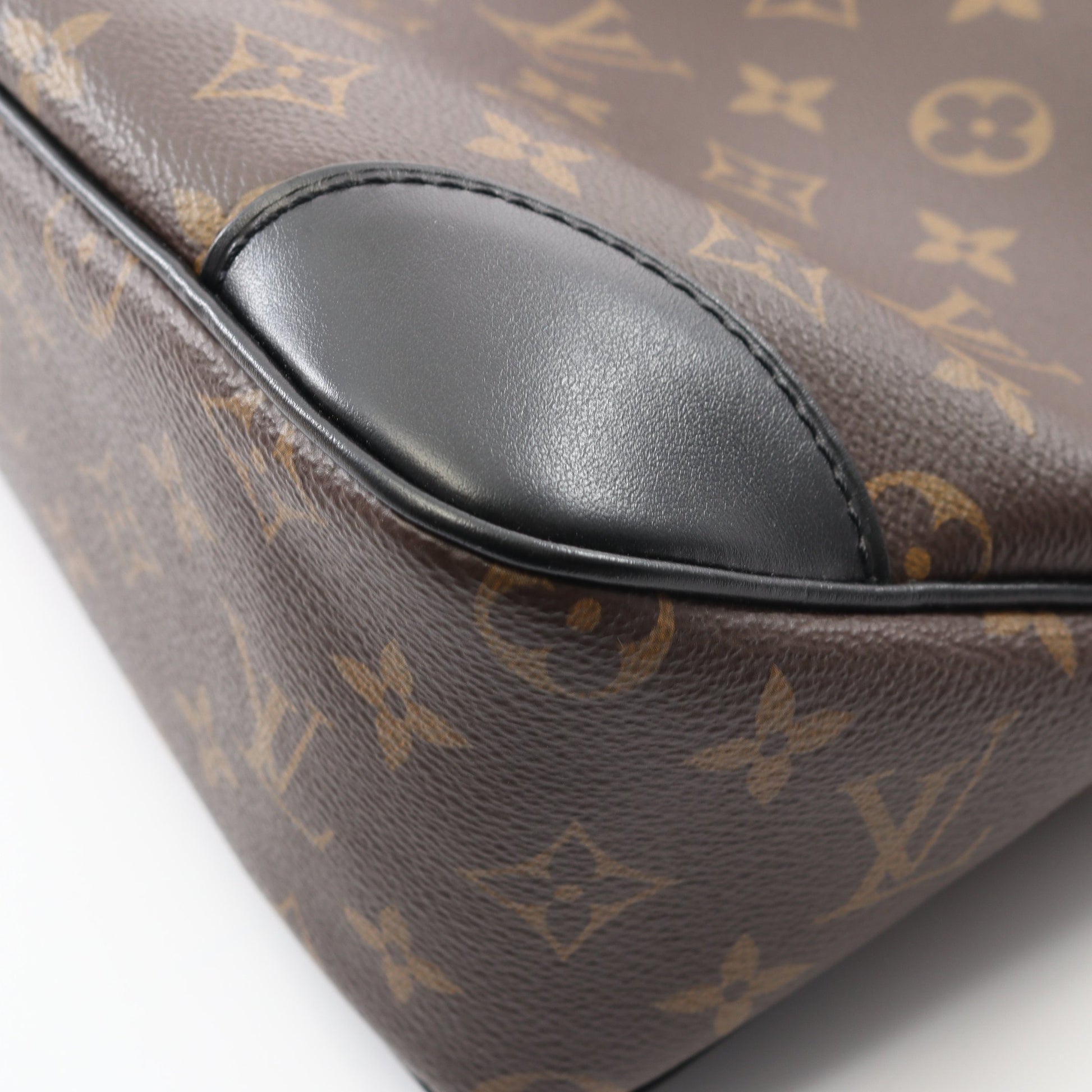 オデオン NM MM モノグラム ノワール ショルダーバッグ PVC レザー ブラウン ブラック ルイヴィトン バッグ LOUIS VUITTON