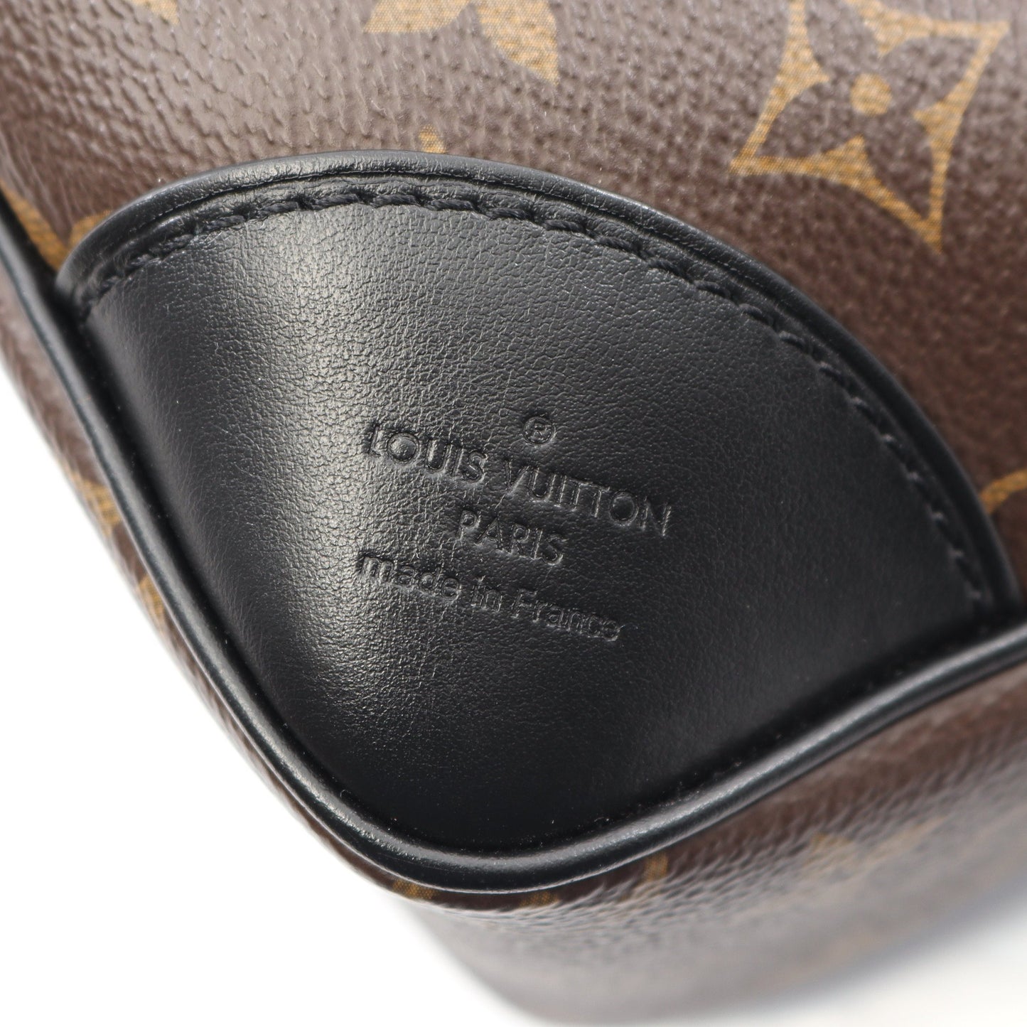オデオン NM MM モノグラム ノワール ショルダーバッグ PVC レザー ブラウン ブラック ルイヴィトン バッグ LOUIS VUITTON