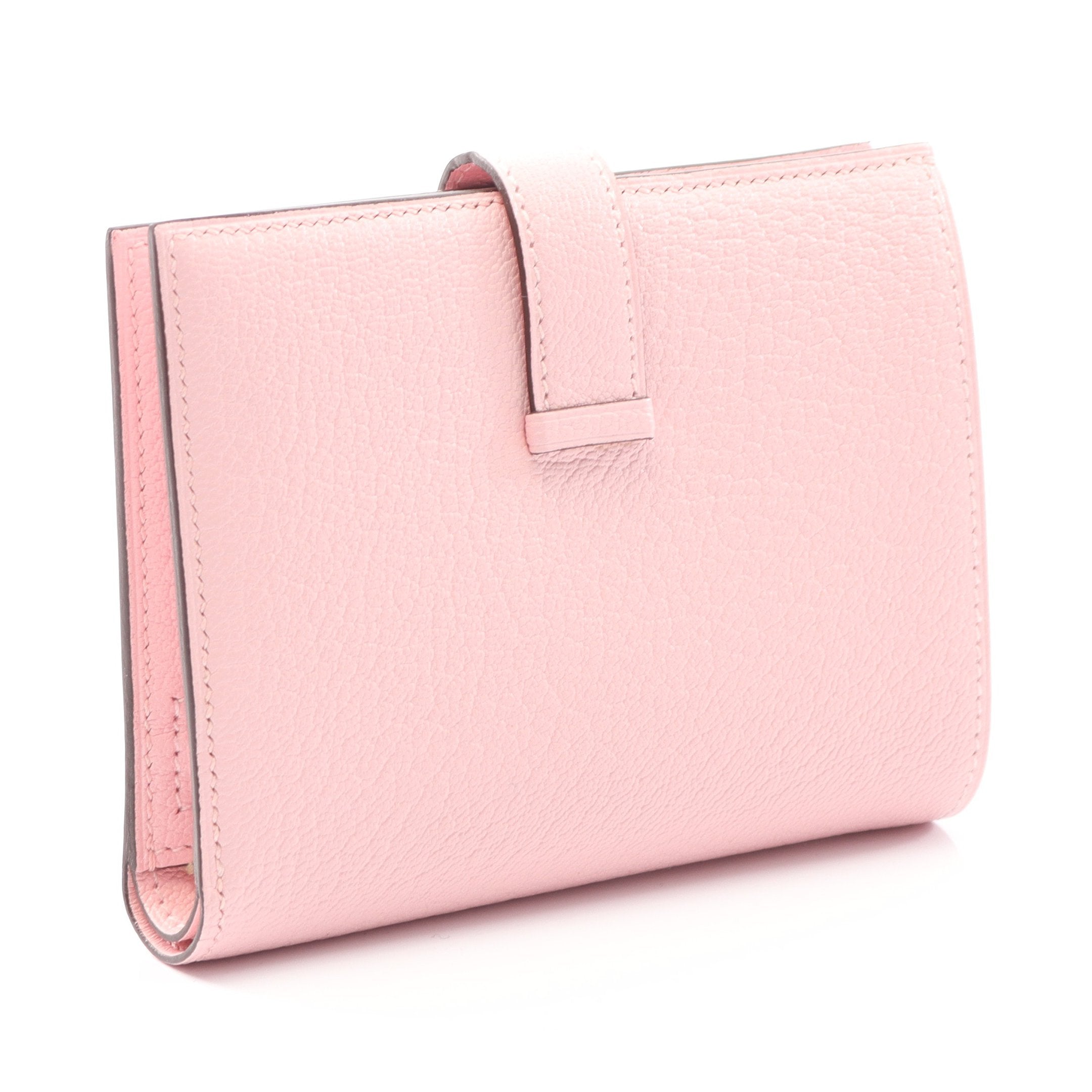 ベアンコンパクト ローズサクラ 二つ折り財布 シェーブル