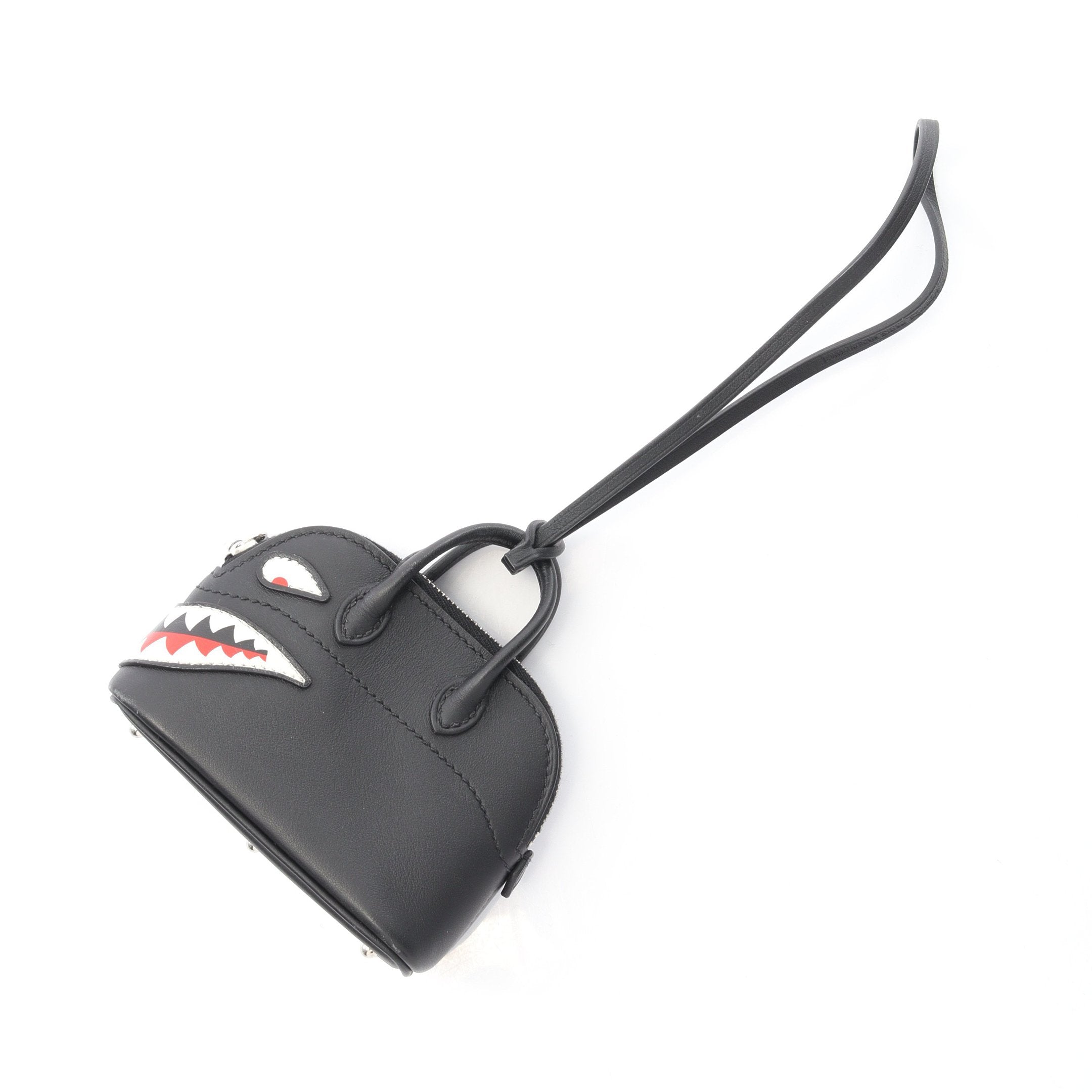 バッグチャーム ヴォースイフト ブラック シルバー金具 W刻印