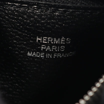 バッグチャーム ヴォースイフト ブラック シルバー金具 W刻印 エルメス 財布・小物 HERMES
