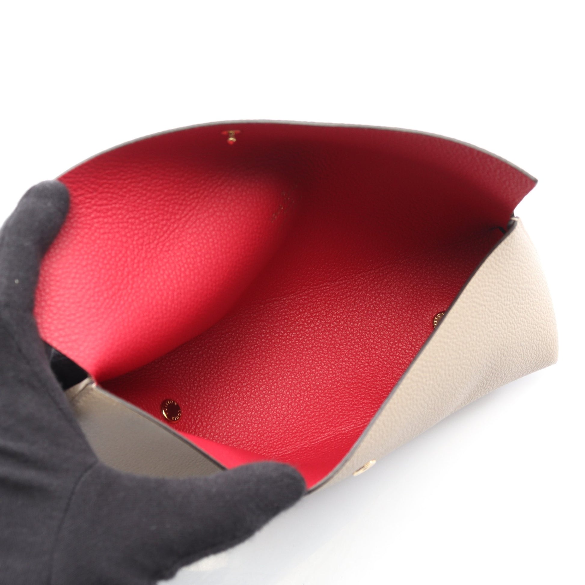 ポシェット リヴェットGM ガレ ポーチ レザー グレーベージュ ルイヴィトン 財布・小物 LOUIS VUITTON