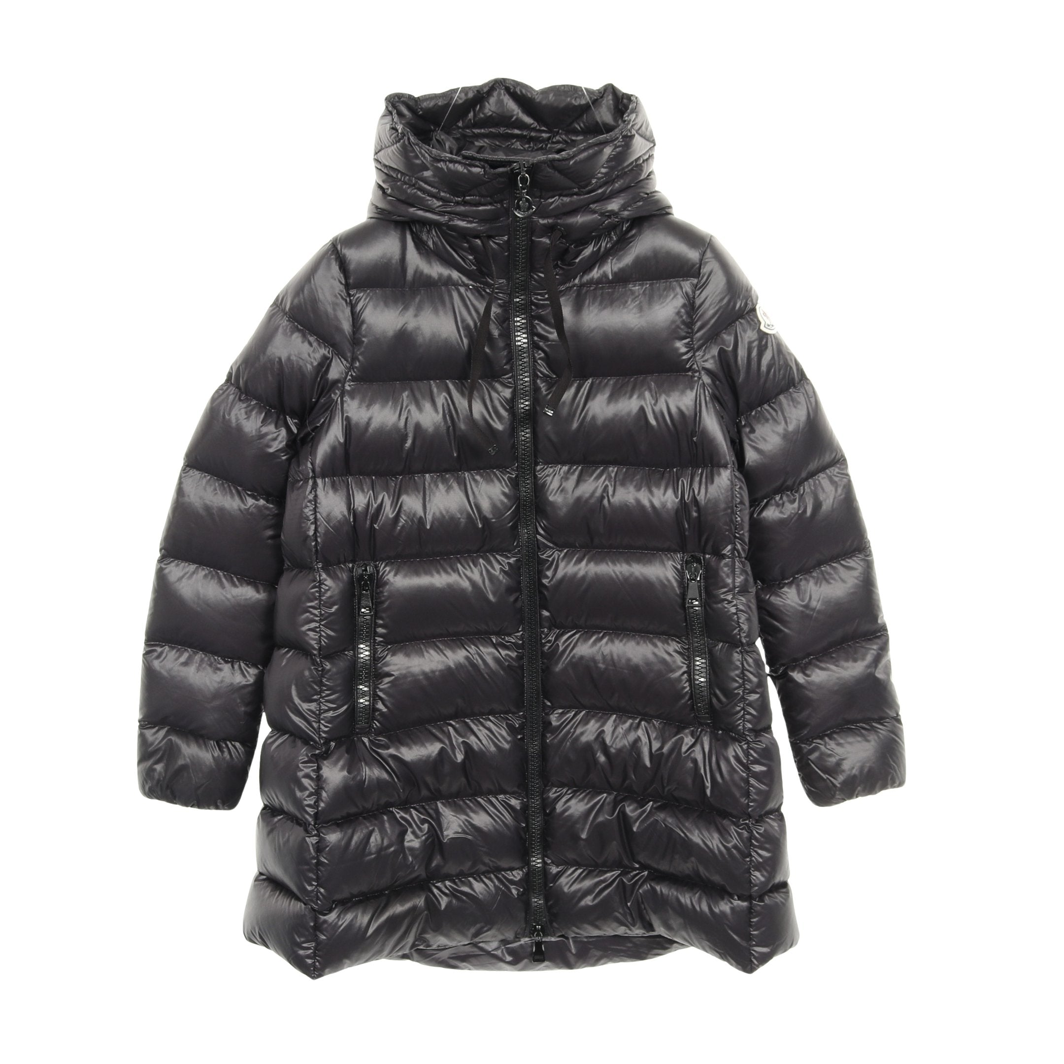MONCLER SUYEN 黒 ダウンジャケット フード付き ☆モンクレール