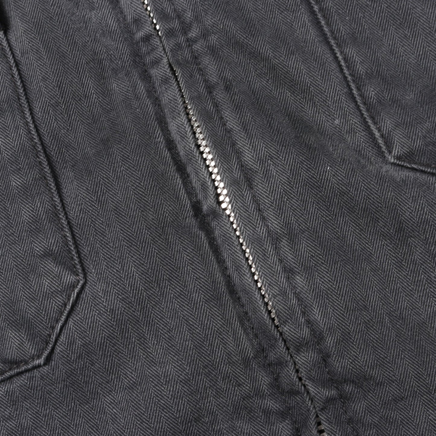 クロスボールボタン デニムジャケット コットン ダークグレー ジップアップ 中綿 クロムハーツ アウター Chrome Hearts