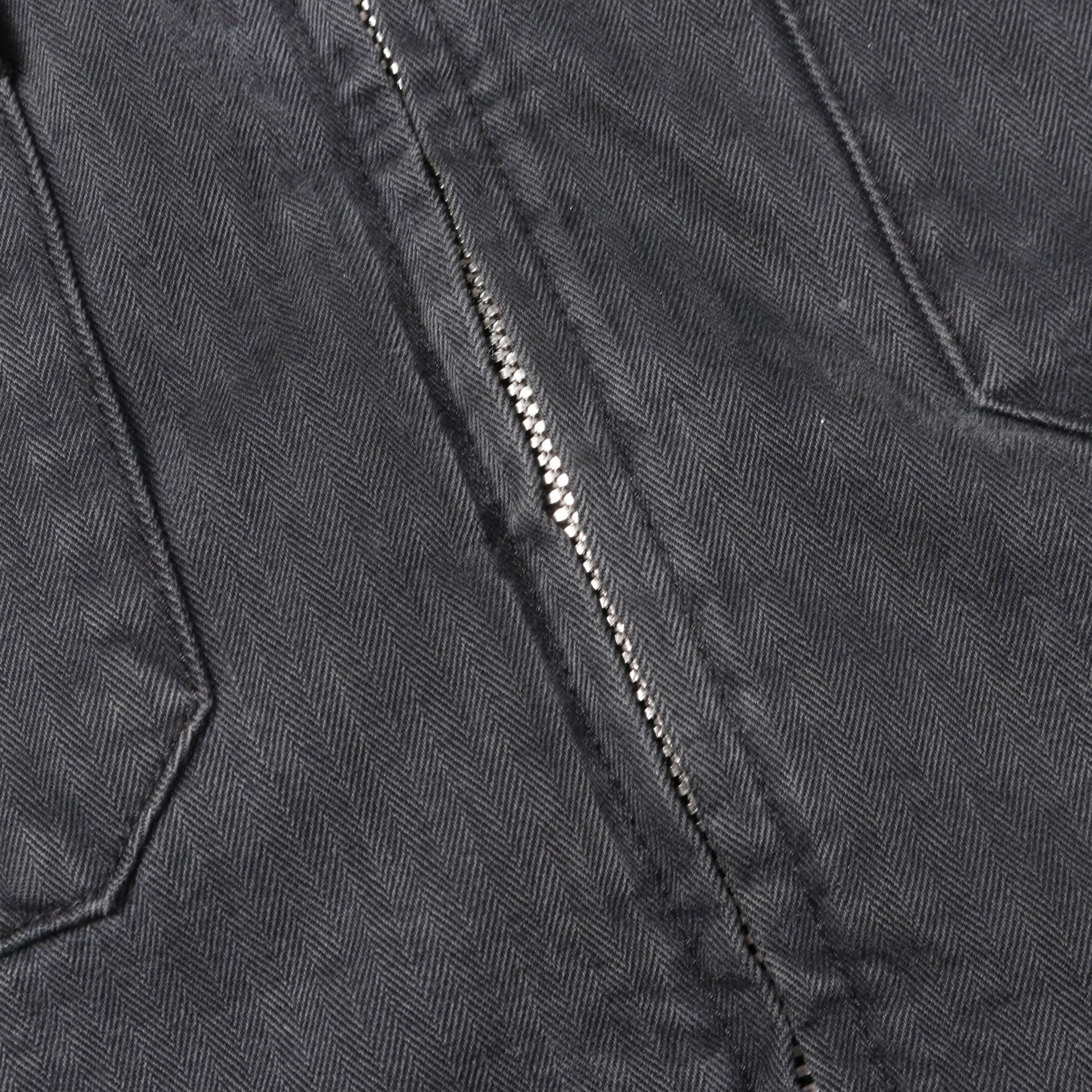 クロスボールボタン デニムジャケット コットン ダークグレー ジップアップ 中綿 クロムハーツ アウター Chrome Hearts