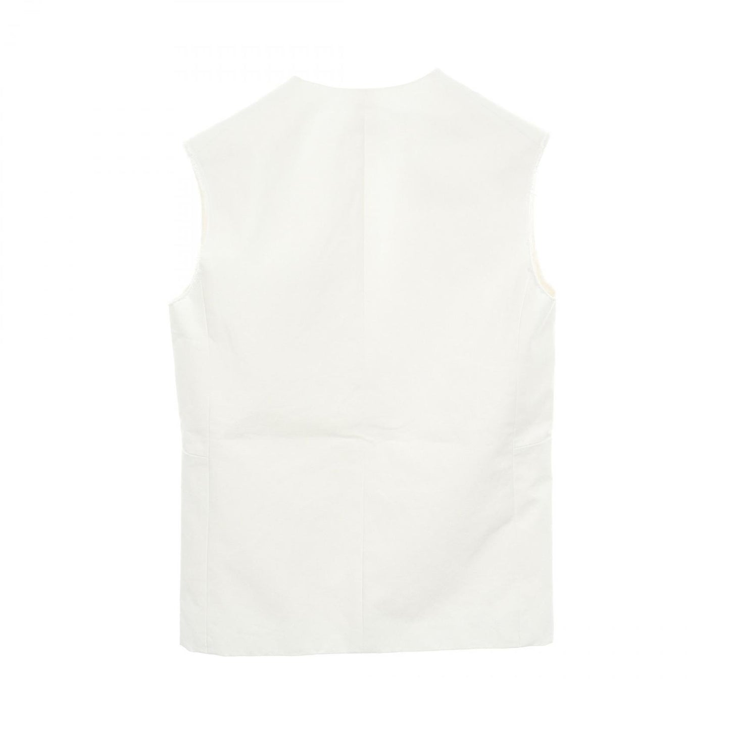 ベスト ジレ コットン ホワイト ジルサンダー トップス JIL SANDER
